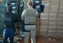 Dois homens são presos e mais de 95 mil maços de cigarros são apreendidos no interior
