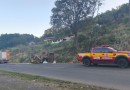 Idoso morre após trator cair em ribanceira e parar às margens da SC-355 em Jaborá