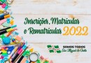 Educação divulga inscrições, rematrículas e matrículas na pré-escola e ensino fundamental