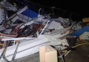 Vendaval com rajadas acima de 100 km/h causa destruição e deixa uma morte no Paraná
