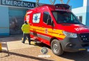 Homem sofre ferimento grave na perna após ser atingido por carretão agrícola