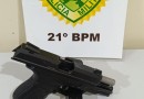 Polícia Militar apreende pistola após suspeito tentar entrar armado na Expovizinhos