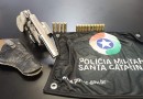 Polícia Militar prende homem por disparo e porte ilegal de arma de fogo