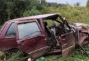 Mulher morre após capotamento na SC-355; motorista não possuía CNH