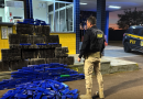PRF apreende 300 quilos de maconha em carro roubado e prende motorista