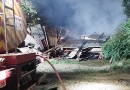 Incêndio destrói residência na Linha Aurora