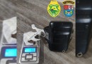 Jovem abordado com droga tinha uma tornozeleira eletrônica guardada em sua residência