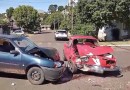 Colisão entre Picape e Ford Fiesta deixa feridos