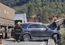 Família de São Miguel do Oeste escapa praticamente ilesa de acidente na BR-470