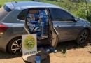 Veículo com 1250 pacotes de cigarros contrabandeados é apreendido