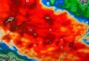 Chuva avança do RS e deve provocar 100 mm no Oeste Catarinense
