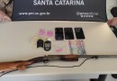 Casal é preso por Tráfico de Drogas e por Porte Ilegal de arma de fogo em São Miguel do Oeste