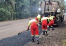 Trânsito nas BRs 282 e 158 tem “pare e siga” para obras do Dnit