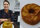 Bolo fit de maçã com canela e aveia sem farinha de trigo
