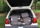 Polícia apreende veículo com 35 caixas de vinho