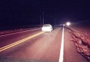 Motorista é flagrado dormindo e carro parado no meio da pista