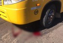 Homem de 81 anos morre após ser atropelado por ônibus escolar em Coronel Vivida