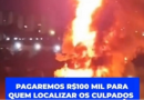 Loja Havan é alvo de incêndio e direção oferece recompensa de R$100 mil por informações dos responsáveis pelo ato