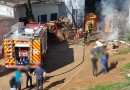 Princípio de incêndio em galpão empresarial mobiliza os profissionais do  Corpo de Bombeiros