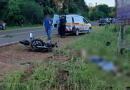 Motociclista brasileiro morre após colisão na Ruta Nacional 101