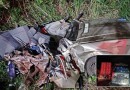 Colisão entre carro e caminhão deixa mulher e bebê mortos na BR-282