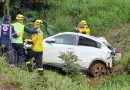 Colisão frontal entre HR-V e carreta deixa mulher e duas crianças mortas na BR-163, as vítimas residiam em Dionísio Cerqueira