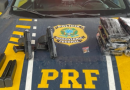 PRF flagra trio transportando droga e armas com grande poder de fogo
