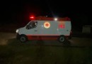 Homem sofre suspeita de fratura após colisão entre caminhonete e moto na PR-483