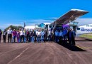 Aerosul apresenta aeronave que fará voos regulares entre SMOeste e Florianópolis