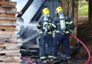 Incêndio destrói galpão no interior de Descanso