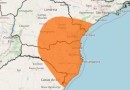 Inmet emite alerta de ciclone com fortes chuvas, rajadas de vento e queda de granizo em SC