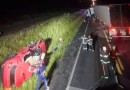 Homem de 33 anos morre em acidente entre carro e caminhão