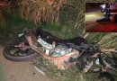 Motociclista fica gravemente ferido após colisão entre carro e moto na BR-163