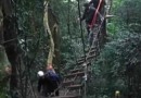 Após homem ficar preso em tirolesa, parque de aventuras se manifesta