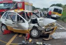 Idosos ficam feridos em acidente de trânsito na BR 163 sentido à Idamar