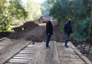 Secretaria de Obras trabalha na recuperação de estradas e pontes nos bairros e interior