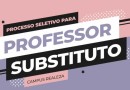 Campus Realeza contrata professor substituto na área de Letras