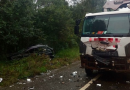 Motorista morre ao ser ejetado de veículo em colisão contra caminhão na BR-282