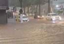 Chuva intensa provoca alagamentos e mobiliza equipes