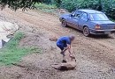 Vídeo flagra dupla furtando bezerro em Salto do Lontra