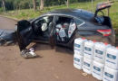 Polícia apreende 800 litros de agrotóxico perigoso após acidente