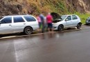 Engavetamento deixa uma pessoa ferida na PR-180