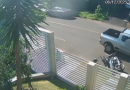 Imagens mostram momento em que Saveiro atinge moto de diarista e foge