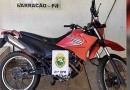 Motocicleta furtada é recuperada pela PM