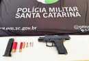 Homem é preso por porte ilegal de arma de fogo