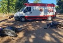 Dois homens ficam feridos em colisão envolvendo duas motocicletas