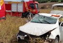 Motorista fica ferido após capotamento na SC-305
