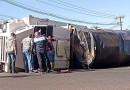Motorista cedrense pede ajuda após sofrer acidente com carreta no estado do Paraná