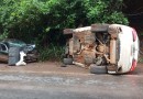 Colisão frontal na BR-282 deixa feridos