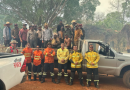 Bombeiros de SC resgatam grupo de brigadistas durante combate às chamas no MT